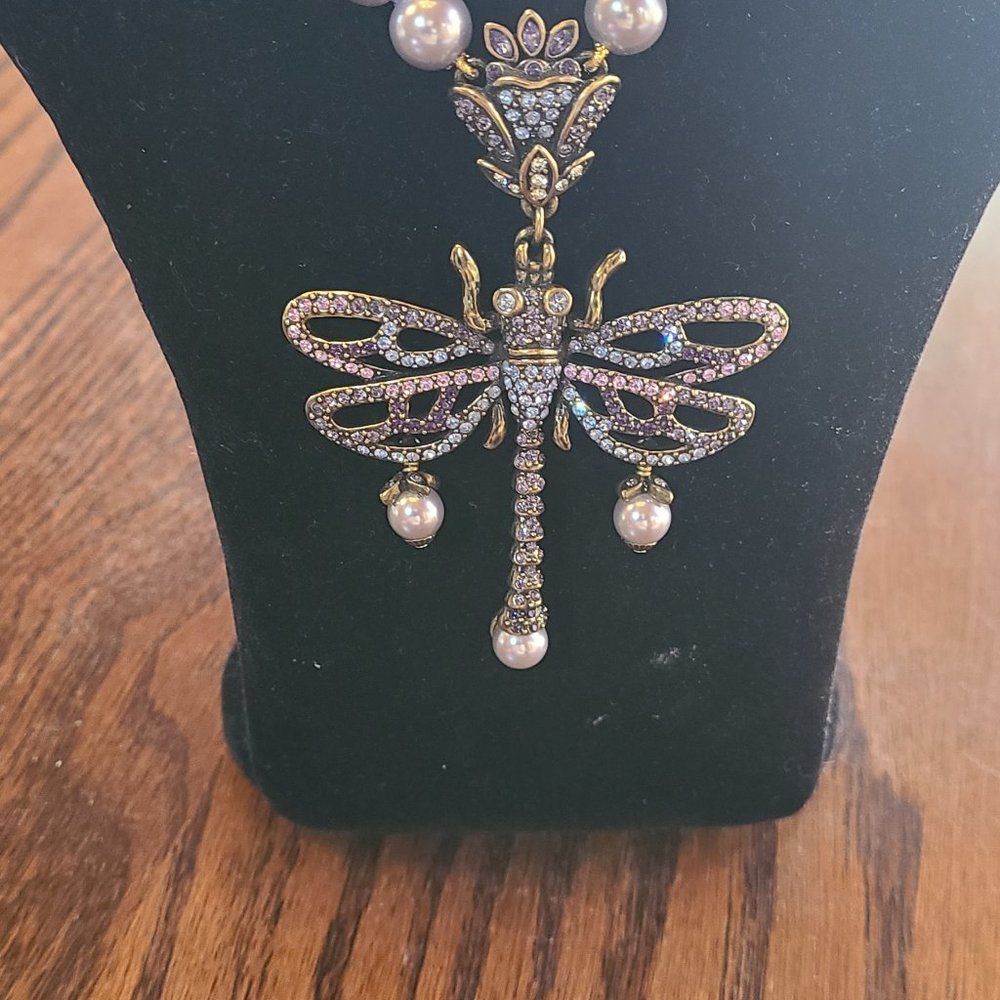 Silver Pearl Necklace - image 2